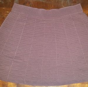 Loft Outlet Burgundy Mini Sweater Skirt